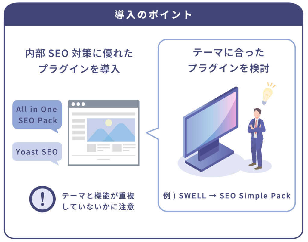 内部SEO対策に優れたプラグインを導入する