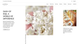 Hakko Craft Co. 公式サイトのトップページ